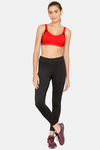 Lady Lyka Medium Impact Seamless Sports Bra (Pack of 2) - Red Fuschia — thumbnail 5