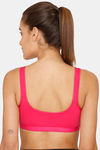 Lady Lyka Medium Impact Seamless Sports Bra (Pack of 2) - Red Fuschia — thumbnail 12
