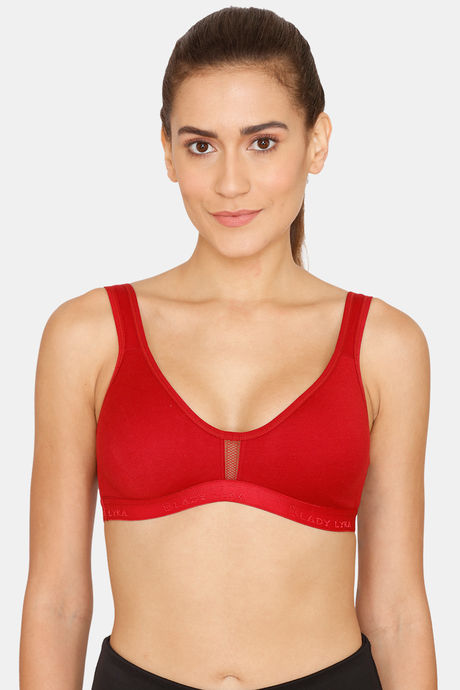 Lady Lyka Medium Impact Seamless Sports Bra (Pack of 2) - Wine Maroon — image 7