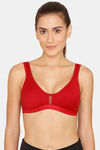 Lady Lyka Medium Impact Seamless Sports Bra (Pack of 2) - Wine Maroon — thumbnail 7