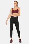Lady Lyka Medium Impact Seamless Sports Bra (Pack of 2) - Plum Wine — thumbnail 10