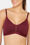 Lady Lyka Medium Impact Seamless Sports Bra (Pack of 2) - Plum Wine — thumbnail 11
