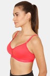 Lady Lyka Medium Impact Seamless Sports Bra (Pack of 2) - Plum Wine — thumbnail 3
