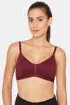 Lady Lyka Medium Impact Seamless Sports Bra (Pack of 2) - Plum Wine — thumbnail 7