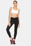 Lady Lyka Medium Impact Seamless Sports Bra (Pack of 2) - White Black — thumbnail 5