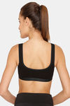 Lady Lyka Medium Impact Seamless Sports Bra (Pack of 2) - White Black — thumbnail 9