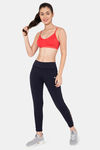 Lady Lyka Cotton Sports Bra - Tomato — thumbnail 6