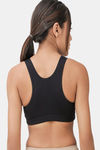Lady Lyka Soft Strechable Sports Bra - Black — thumbnail 3