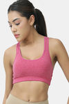 Lady Lyka Cotton Sports Bra - Punch — thumbnail 2