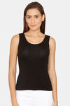 Lady Lyka Cotton Camisole - Black — thumbnail 1
