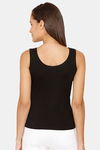 Lady Lyka Cotton Camisole - Black — thumbnail 3