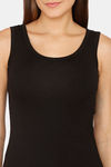 Lady Lyka Cotton Camisole - Black — thumbnail 5