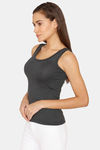 Lady Lyka Cotton Camisole - Black — thumbnail 2