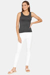 Lady Lyka Cotton Camisole - Black — thumbnail 4