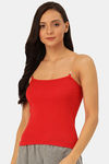 Lady Lyka Cotton Camisole (Pack of 2) - Red Grey — thumbnail 2