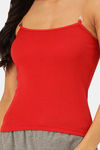 Lady Lyka Cotton Camisole (Pack of 2) - Red Grey — thumbnail 5