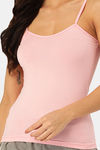 Lady Lyka Cotton Camisole (Pack of 2) - Pink Navy Blue — thumbnail 5