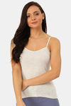 Lady Lyka Cotton Camisole (Pack of 2) - Green Light Grey — thumbnail 5