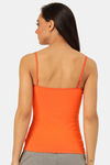 Lady Lyka Cotton Camisole (Pack of 2) - Green Orange — thumbnail 6