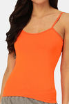 Lady Lyka Cotton Camisole (Pack of 2) - Green Orange — thumbnail 8