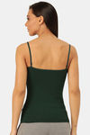 Lady Lyka Cotton Camisole (Pack of 2) - Grey Green — thumbnail 6
