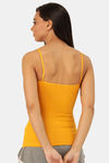 Lady Lyka Cotton Camisole (Pack of 2) - Mustard Pink — thumbnail 3