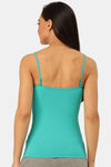 Lady Lyka Cotton Camisole (Pack of 2) - Orange Green — thumbnail 7