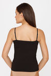 Lady Lyka Cotton Camisole - Black — thumbnail 3