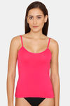 Lady Lyka Cotton Camisole - Red — thumbnail 1