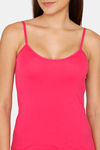 Lady Lyka Cotton Camisole - Red — thumbnail 5