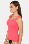 Lady Lyka Cotton Camisole - Red — thumbnail 2
