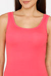 Lady Lyka Cotton Camisole - Red — thumbnail 5