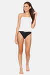 Lady Lyka Cotton Camisole (Pack of 2) - White Black — thumbnail 5