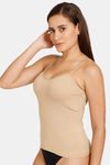 Lady Lyka Cotton Camisole (Pack of 2) - Skin Camel — thumbnail 8