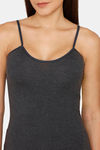 Lady Lyka Cotton Camisole (Pack of 2) - Black Blue — thumbnail 6