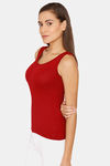 Lady Lyka Cotton Camisole (Pack of 2) - Maroon Navy Blue — thumbnail 3