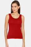 Lady Lyka Cotton Camisole (Pack of 2) - Blue Maroon — thumbnail 7