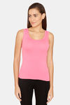 Lady Lyka Cotton Camisole (Pack of 2) - White Pink — thumbnail 7
