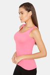 Lady Lyka Cotton Camisole (Pack of 2) - White Pink — thumbnail 8