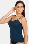 Lady Lyka Cotton Camisole - Indigo — thumbnail 2