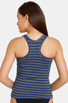 Lady Lyka Cotton Camisole - Blue — thumbnail 3