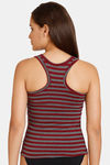 Lady Lyka Cotton Camisole - Wine — thumbnail 3