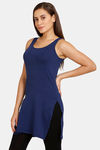 Lady Lyka Cotton Camisole - Blue — thumbnail 2