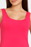 Lady Lyka Cotton Camisole - Hot Pink — thumbnail 4