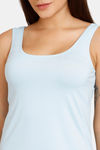 Lady Lyka Cotton Camisole - Light Blue — thumbnail 4