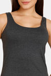 Lady Lyka Cotton Camisole - Black — thumbnail 4