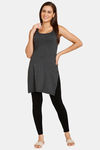 Lady Lyka Cotton Camisole - Black — thumbnail 5