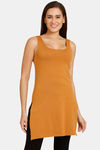 Lady Lyka Cotton Camisole - Mustard — thumbnail 1