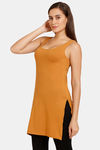 Lady Lyka Cotton Camisole - Mustard — thumbnail 2