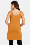 Lady Lyka Cotton Camisole - Mustard — thumbnail 3